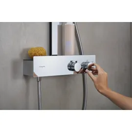 Hansgrohe Rainfinity Showerpipe 360 1jet mit ShowerTablet 350 Chrom