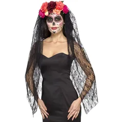 Tag Der Toten Halloween Schleier für Damen - OS