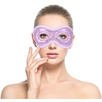 ACWOO Augenmaske Kühlend Kühlbrille, Cooling Eye Mask für Heiße Kältetherapie Geschwollene und Müde Augen, Augenringe, Migräne (A-Lila)