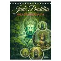 Calvendo Jade Buddha - Finde die innere Mitte (Tischkalender