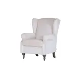 Sofa.de Ohrensessel Cozy Polyester 83 x 102 x 87 cm Weiß