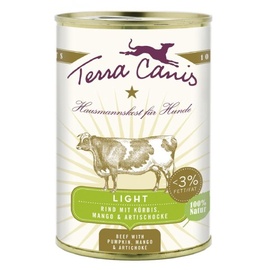 Terra Canis Light Rind mit Kürbis, Mango & Artischocke 12 x 400 g