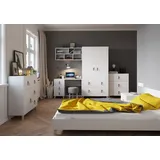 Idzczak Meble Jugendzimmer-Set Bett Schrank Kommoden Nachttisch Schreibtisch Wandregal FIGO 02