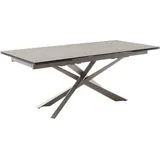 MCA Furniture MCA Tesero Auszugtisch Edelstahl/Keramik 200x100(300) cm