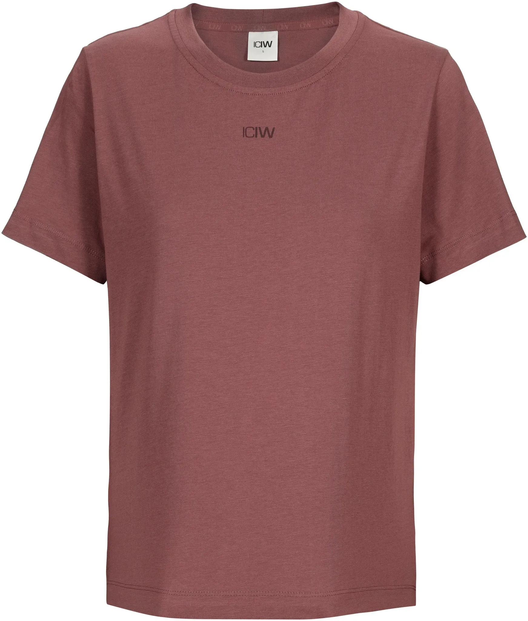 ICANIWILL Everyday T-Shirt Damen in calm red, Größe M - rot