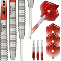 Unicorn Information System Unicorn Darts Set | Core XL Striker Serie Style 2 | 80% natürliche Wolfram Barrels | Stahlspitze | 23g