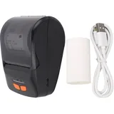 Tragbarer Bluetooth-thermodrucker, Schwarzweiß, Pos-barcode-etikettendrucker Mit Papierrolle, Schnelle Ausgabe