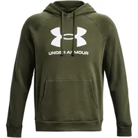 Under Armour Rival Fleece Logo Hoodie Herren 390 marine od green/white M