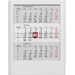 Tischkalender Einsteckkalender 2025/2026 weiß