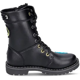 Dockers by Gerli Schnürstiefel für Mädchen, schwarz Größe 41
