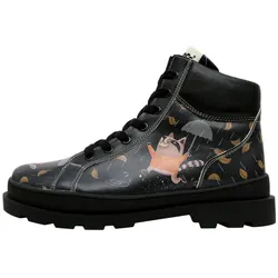 Winterboots DOGO "Damen Adriana Farbig Vegan Damen Boots / Female", Damen, Gr. 36, Normalschaft, schwarz, Lederimitat, Schuhe, Vegan
