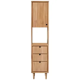 Tikamoon Jonàk Hochschrank 180 cm Braun Massivholz
