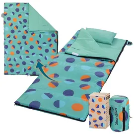 Skandika Deckenschlafsack Sovro Lite | Leichter Schlafsack Outdoor für Erwachsene, 150g/m2 Füllung, 3 Jahreszeiten, als Doppelschlafsack nutzbar, Camping Schlafsäcke mit Kissen