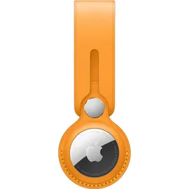 Apple AirTag Leather Loop california poppy (Zubehör Mobiltelefon)