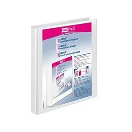 Veloflex Präsentationsringbuch DIN A4 20 mm Weiß 5 St.