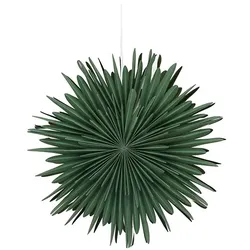 Ebuy24 Sälen Weihnachtsstern mit Licht Papier Ø46 cm Pendelleuchte grün.