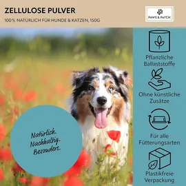 Paws & Patch Paws&Patch Zellulose Pulver für Hunde und Katzen 150 g