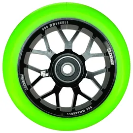 Fantic26 Spy7 Stunt-Scooter Rolle 110mm Abec11 Schwarz/Pu Grün