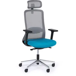 Bürostuhl JILL, blau/grau