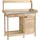 Outsunny Pflanztisch mit verzinkter Arbeitsplatte 112 x 48 x 125 cm