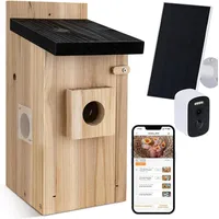 RAINBEAN Vogelhaus Nistkasten mit Kamera, 5 Millionen Pixel Outdoor-Vogelhaus-Kamera,