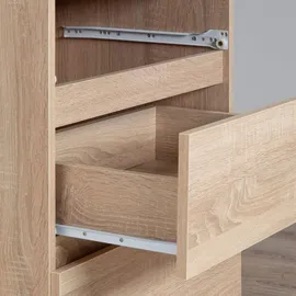 Akord Pc-schreibtisch Akord Piksel links Sonoma-eiche Schublade B90 x H77 x T50 cm