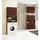 Akord Hängeschrank, Wenge, Holzwerkstoff, Holz Optik, 2 Fächer, Rechteckig, 30x60x22.5 cm, Badezimmer, Badezimmerschränke, Hängeschränke