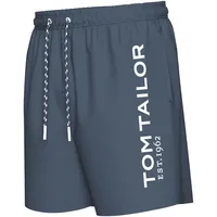 Tom Tailor Badehose TOM TAILOR Gr. M, N-Gr, blau (navy marineblaus) Herren Badehosen mit gemusterten Kordeln