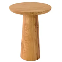 JV Möbel Beistelltisch aus Holz in Braun modern eleganter Stil