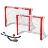 Bauer Hockeytor Knee Goal 2-er Set 30.5 Zoll, Rot, M, 1046684