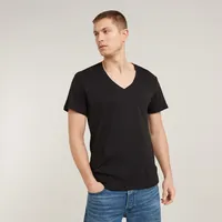 G-Star V-Shirt, im Zweierpack, schwarz