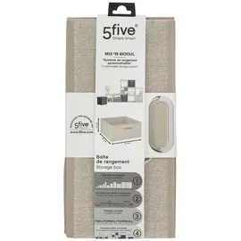 5 five simply smart 5five Simply Smart Aufbewahrungsbox 31 x 15 cm 1-tlg. beige