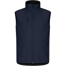 New Wave CLIQUE Classic Softshell Weste - dunkelblau 3XL