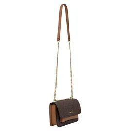 Michael Kors Claire Small Umhängetasche Leder Brown/Acorn