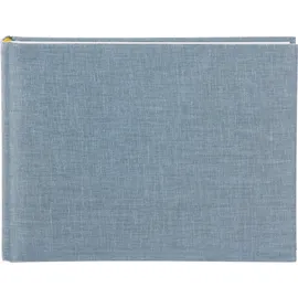 Goldbuch Summertime Trend2 22x16 36 weiße Seiten blau-grau 19607