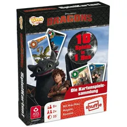 ASS Spielkarten ASS22577509 Altenburger - Dragons - Spielkarten! Spielebox 10 in 1