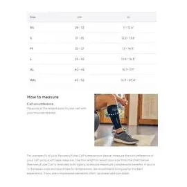 Therabody recoverypulse calf sleeve Single rozm. M