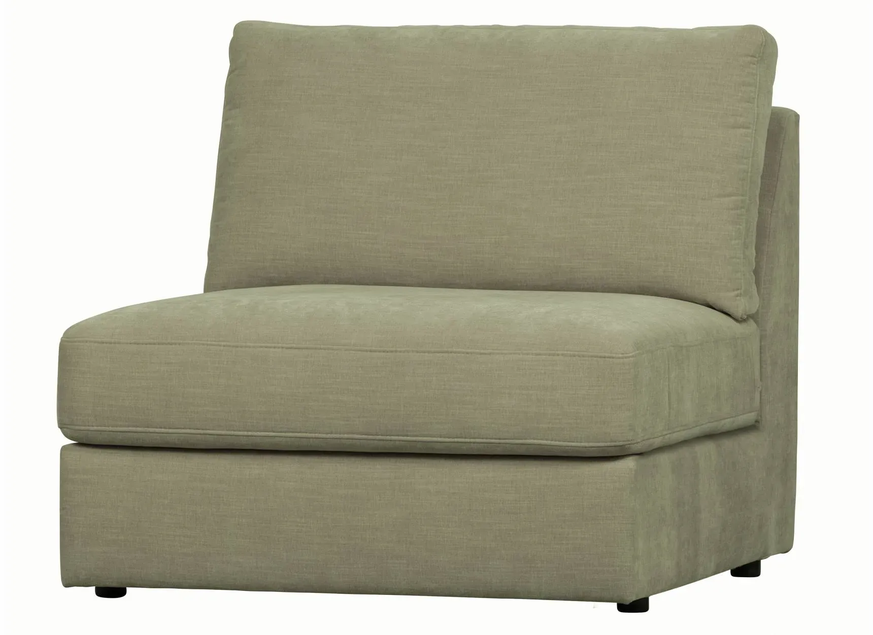 Modulsofa Family Seat Element aus Webstoff, modern und flexibel, grün, weiche Polsterung