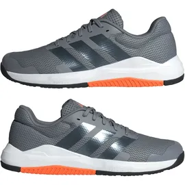 adidas Dropset Base Training Shoes, Grey/Grey Five/Lucid Orange, 48 EU