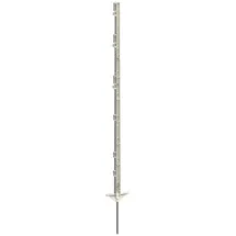 ako fencing Kunststoffpfahl 125 cm Weiß