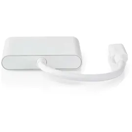 Nedis USB Multi-Port-Adapter USB 3.2 Gen 1 - USB-CTM Stecker, HDMITM Ausgang, USB-A Buchse, USB-CTM Buchse, 5 Gbps, weiß