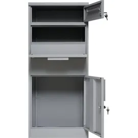 Zelsius Paketbriefkasten RAL9007 Grau