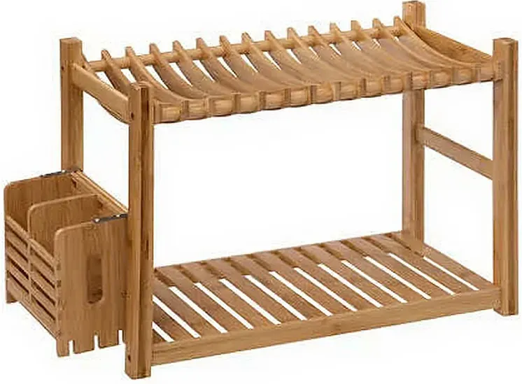 5Five 2-stufiger BAM Geschirrabtropfer + Bestecktopf
