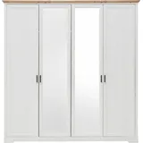 Sconto Drehtürenschrank ¦ weiß ¦ Maße (cm): B: 214 H: 220 T: 64.0