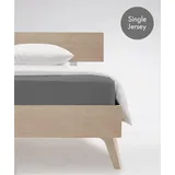 FLEURESSE Jenny C 001115 Single-Jersey 140 x 200 - 160 x 200 cm steingrau