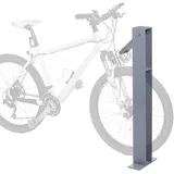 MCW Fahrradbügel MCW-G20, Fahrradständer Anlehnbügel, verzinkter Stahl Outdoor-pulverbeschichtet 96x24x10cm grau