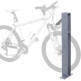 MCW Fahrradbügel MCW-G20, Fahrradständer Anlehnbügel, verzinkter Stahl Outdoor-pulverbeschichtet 96x24x10cm grau