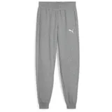 Puma teamGOAL Casuals Jogginghose Jungen 33 medium gray heather/white 152