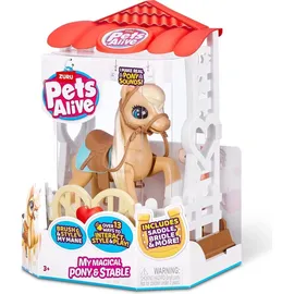Zuru Mein magisches Pony mit Stall 26 cm, mehrfarbig