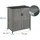 Relaxdays Gartenschrank 75 x 88 x 44 cm Grau